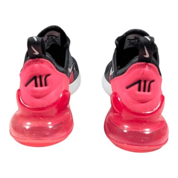 NIKE Air Max 270 Knit Jacquard 'Black Racer Pink' Running Shoes Size 6Y/W7.5 - Picture 5 of 9